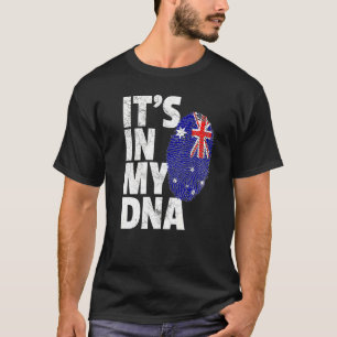 Camiseta Está na minha bandeira australiana do Dna