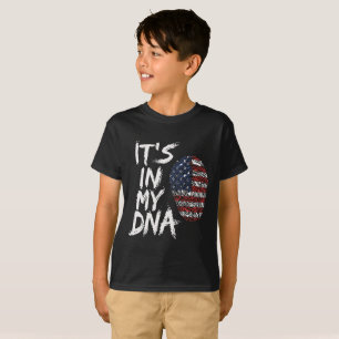 Camiseta está na minha bandeira da américa do dna dom sou