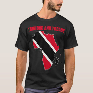 Camiseta Está na minha bandeira de DNA de Trinidad e Tobago