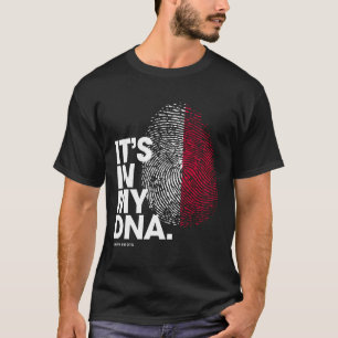 Camiseta Está Na Minha Bandeira De Polônia Dna... Mostra Ra