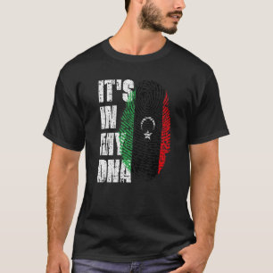 Camiseta Está na minha bandeira líbia do Dna Líbia