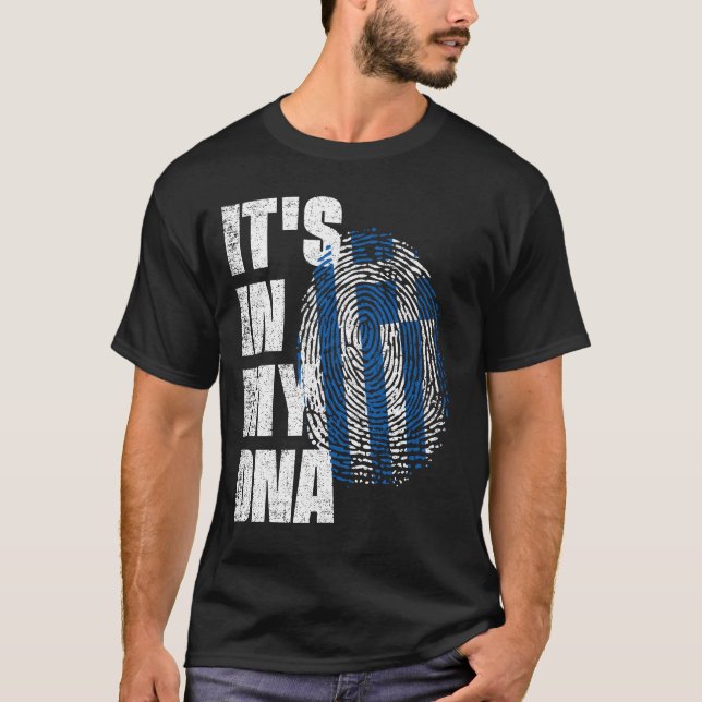 Camiseta ESTÁ NA MINHA Grécia DE DNA (Frente)