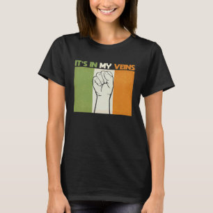 Camiseta Está na minha veia Patriótica Patriótica Irlanda