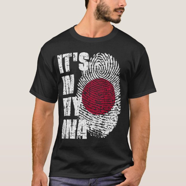 Camiseta Está no meu DNA, a Flag Boy Gift (Frente)