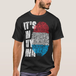 Camiseta Está no meu DNA, a Garota da Bandeira do Luxemburg