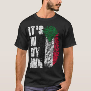 Camiseta Está no meu DNA, a garota do cara de sinalizador d