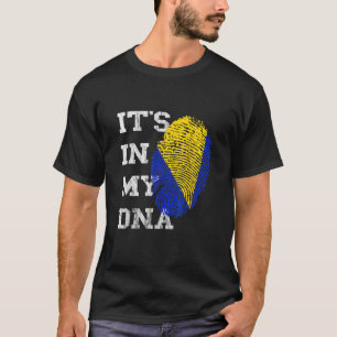 Camiseta Está no meu DNA, a Genetik Bosnian da Bósnia-Herze
