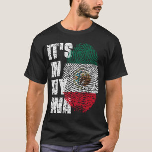 Camiseta Está no meu DNA, a moça do México.