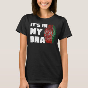 Camiseta Está no meu DNA Afeganistão Sinalizador Homens Imp