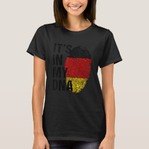 Camiseta Está no meu DNA alemão Orgulho Alemão... Homens da