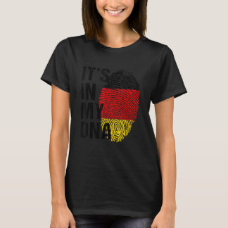 Camiseta Está no meu DNA alemão Orgulho Alemão... Homens da