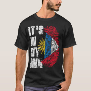Camiseta Está no meu DNA Antígua e Bandeira Barbuda