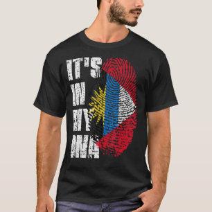 Camiseta Está no meu Dna Antígua e Barbuda Bandeira Antígua