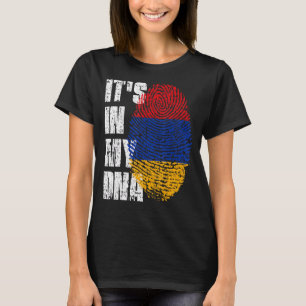 Camiseta Está no meu DNA Armênia Sinalizador armênio