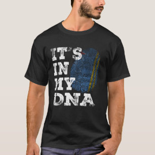 Camiseta Está no meu DNA Aruban Orubano Aruba Flag Aruba