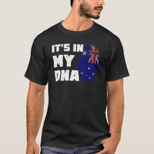 Camiseta Está no meu DNA, Austrália, Sinalizador, mulheres