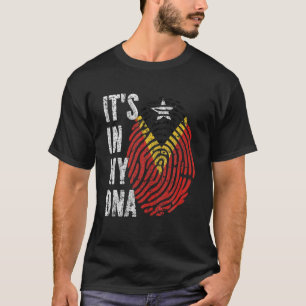 Camiseta ESTÁ NO MEU DNA Bandeira de Timor-Leste Homens Mul