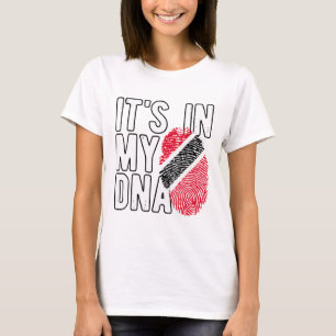 Camiseta Está No Meu Dna Bandeira De Trinidad E Tobygo Orgu