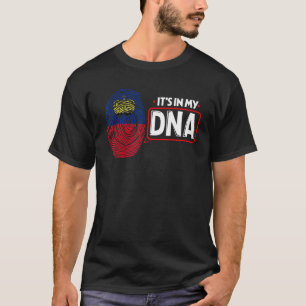 Camiseta Está No Meu DNA Bandeira Nacional Patriotismo Liec