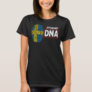 Camiseta Está no meu DNA Bandeira Nacional Swap Patriótico