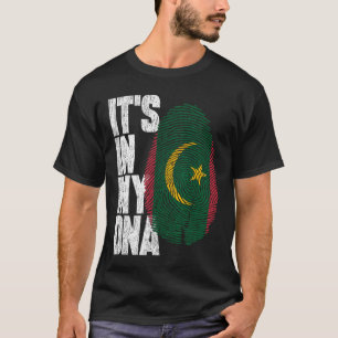 Camiseta Está no meu DNA, Bandeira Ortopolita Mauritana