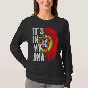 Camiseta Está No Meu Dna Bandeira Portuguesa Portugal Futeb