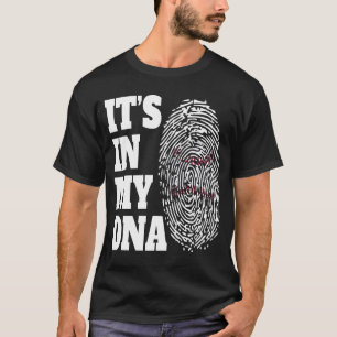 Camiseta Está no meu DNA Baseball Lover Fingerprint do Base