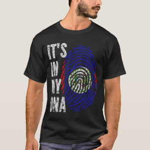 Camiseta Está no meu DNA, Belize Flag Men Mulheres Crianças
