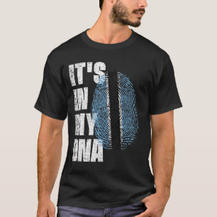 Camiseta ESTÁ NO MEU DNA Botswana Flag