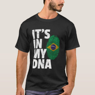 Camiseta Está No Meu Dna Brasil, Homens Do Orgulho Da Bande