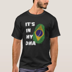 CAMISETA ESTÁ NO MEU DNA BRASIL ORGULHAR O DESEJO DE TINTA 