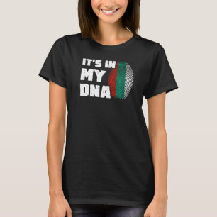 Camiseta Está no meu DNA Bulgária Sinalizador Homens Imprim