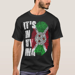 Camiseta Está no meu DNA Burundi Flag Boy Gift