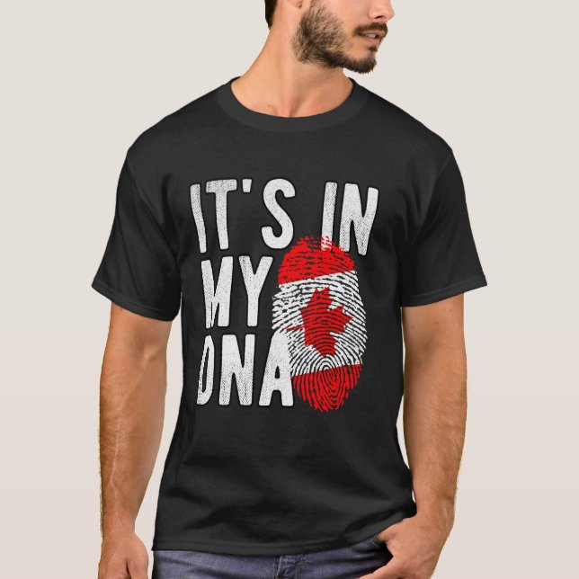 Camiseta Está no Meu DNA Canadá (Frente)