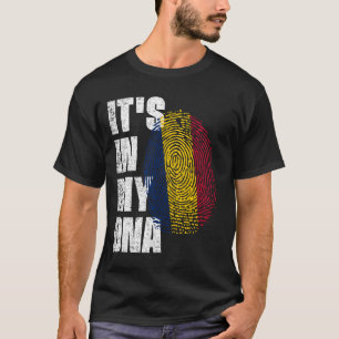 Camiseta ESTÁ NO MEU DNA Chad Flag