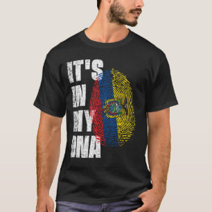Camiseta ESTÁ NO MEU DNA Equador Flag