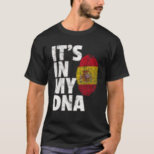 Camiseta Está no meu DNA, Espanha espanhola, Orgulho Ofici