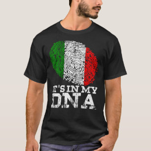 Camiseta Está no meu DNA Família Italiana Oferece Legal Vin