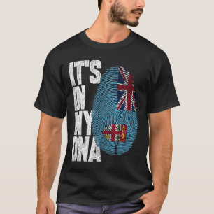 Camiseta Está no meu DNA Fijian Orud Flag