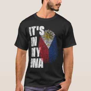 Camiseta ESTÁ NO MEU DNA Filipinas Flag