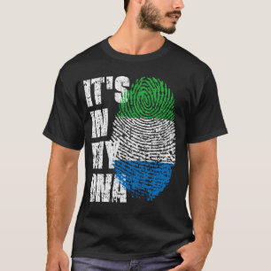Camiseta Está no meu DNA, garotinha de sinalizador da Serra