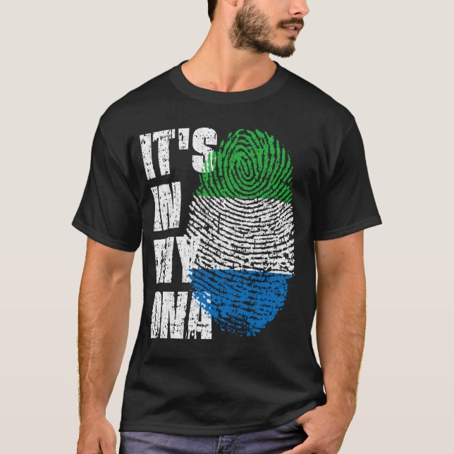 Camiseta Está no meu DNA, garotinha de sinalizador da Serra (Frente)