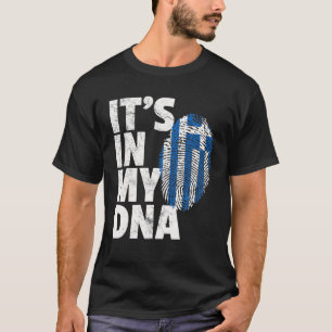 Camiseta Está no meu DNA, Grécia grega, Orgulho Oficial G