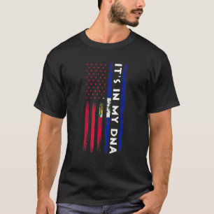 Camiseta Está No Meu Dna Haiti Haiti Haitianos