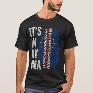 Camiseta Está no meu DNA Homem Cabo Verde Mulheres Crianças