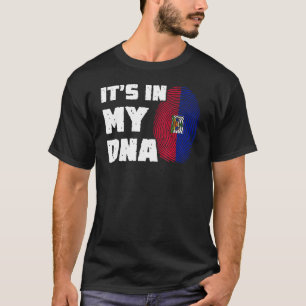 Camiseta Está no meu DNA, Homens da Impressão Digital do Ha