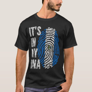 Camiseta Está no meu DNA, Homens da Nicarágua, mulheres cri