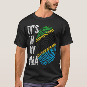 Camiseta Está no meu DNA, Homens da Tanzânia Mulheres Crian