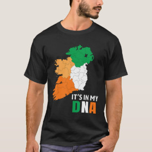 Camiseta Está No Meu Dna Irlanda Bandeira Irlandesa Present