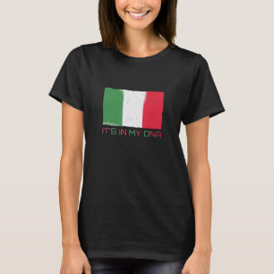 Camiseta Está No Meu Dna Itália Bandeira Italiana Orgulhosa
